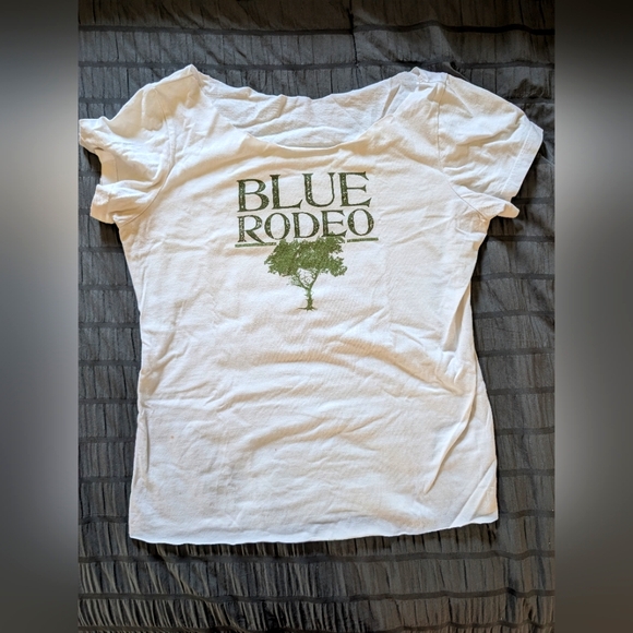 Blue Rodeo White T-Shirt - Picture 1 of 1